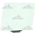 LH REAR DOOR GLASS GREEN W/FITT SEKURIT